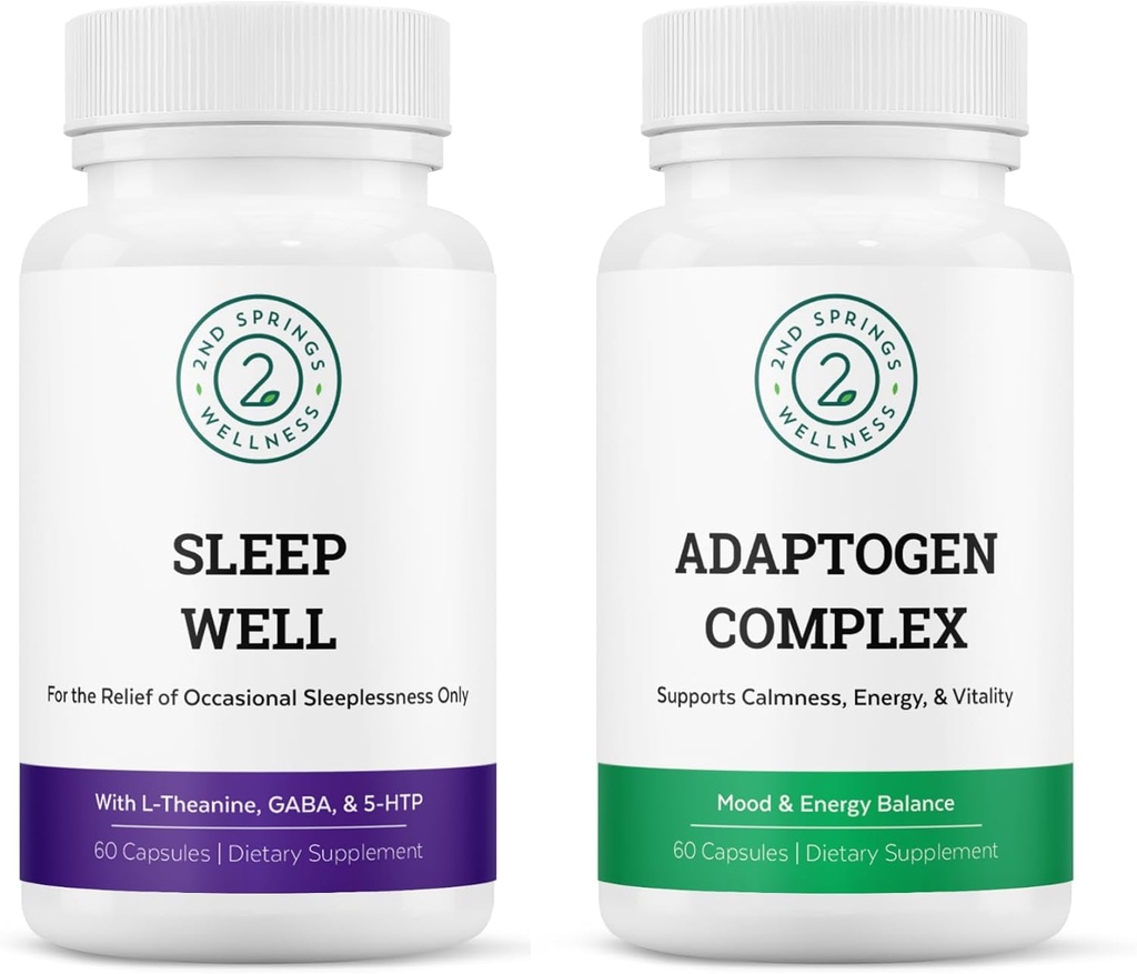 Well & Adaptogen Complex Bundle - Calming Mind en Stress Relief voor een goed gerestaureerd en evenwichtig leven