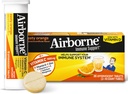 Vitamine C 1000 mg (per portie) - Airborne Zesty Orange Bruistabletten (36 tellen in een doos), Glutenvrije Immuun Ondersteuning Supplement met Vitaminen A C E, ZInc, Selenium, Echinacea & Gember