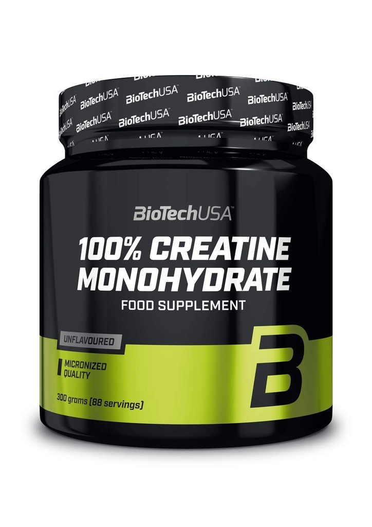100% Creatine Monohydraat - 0,661 lbs (Pot) - Biotech