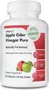 Apple Cider Vinegar Pure Apple Cider Vinegar Capsules met natuurlijk gefermenteerde 1300mg Apple Cider Vinegar Concentrate. Geen harde smaak. 60 capsules