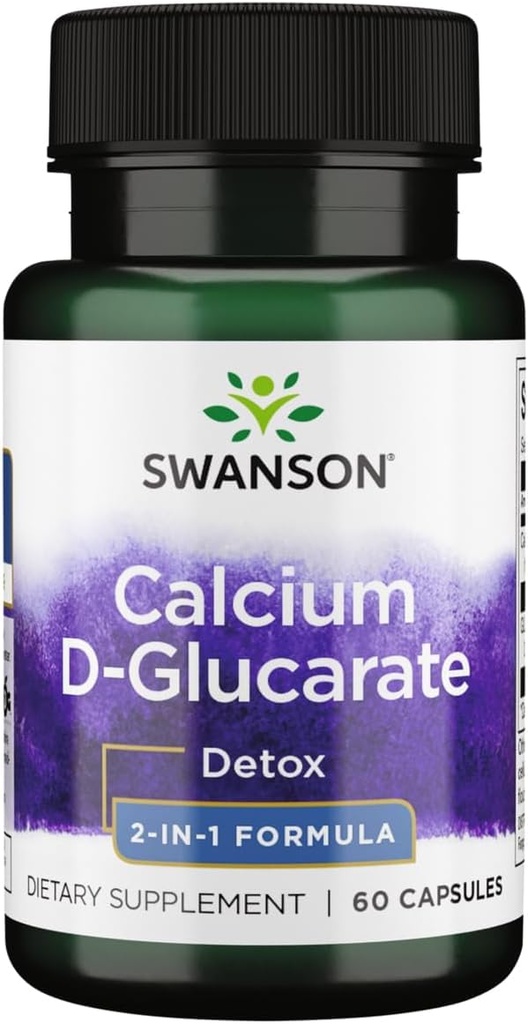 Swanson Calcium D-Glucaraat 250 Milligrammen 60 Capsules