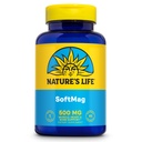 NATURE'S LIFE SoftMag 500 mg - Magnesium Complex - Bone Health, Muscle and Heart Health Support - Easy to Swallow Softgels - 60 dagen garantie, 60 porties, 60ct