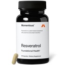Momenteuze Resveratrol Supplement 450 mg - Trans-Resveratrol voor gezonde veroudering, hersenen, en hartondersteuning - NSF gecertificeerd voor sport - GGO- & Glutenvrije - 30 porties