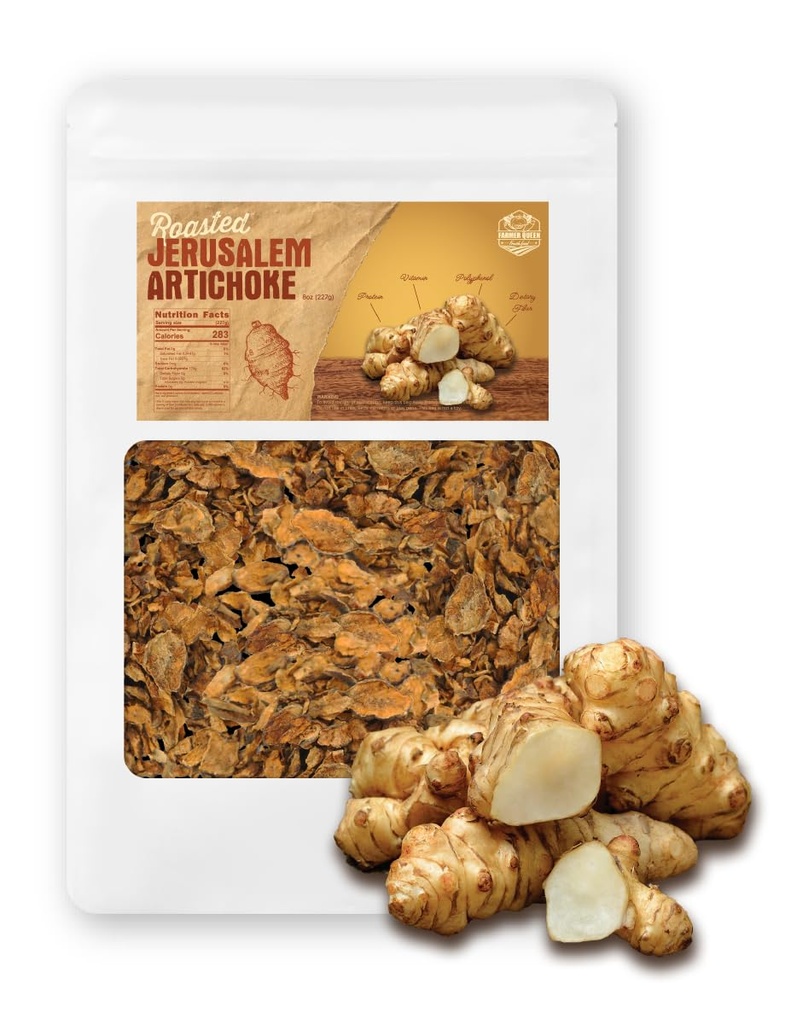 (8oz) Boer Koningin Geroosterd Jeruzalem Artichoke Helianthus Tuberosus Rich Inulin Polyfenol Dieet Fibe