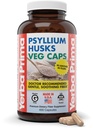 Yerba Prima Psyllium Husks Veg Caps, 400 Capsules (625mg) - Vegan, Non-GMO, Glutenvrij, Colon Cleanser, Dagelijks vezelsupplement voor Gut Health & Regularity