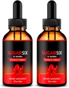 NutraRize (2 Pack) SugarSix Drops, Official Sugar Six Liquid Formula, Alle natuurlijke ondersteuning voor stabiele en gezonde niveaus, Premium Dropper om goede circulatie te handhaven, Sugar Six Review (60 Servings)