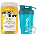 Bellway Super Fiber Poeder + Fruit, Ananas Passie Fruit Shaker Bottle Bundle