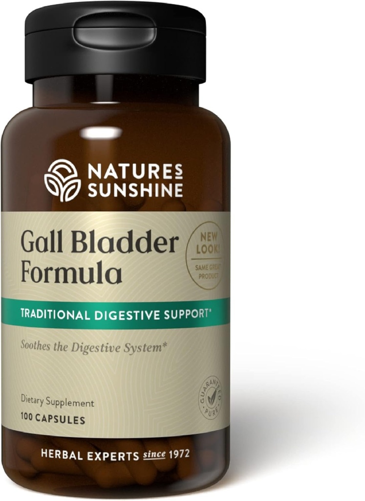 Nature's Sunshine Gall Bladder Formula, 100 Capsules 