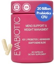 Complete vitamines voor de menopauze - Ashwaghanda, Probiotica, ACV voor gewichtsmanagement, Hot Flashes, Nachtzweet, Bloat, Hormone Balance - Vegan 60 Caps Menopauze supplementen voor vrouwen niet GMO
