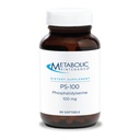 Metabolische Onderhoud PS-100 Fosfatidylserine, 100mg - Supplement op Ondersteuning Normaal Geheugen + cognitie, Bevorder rustgevende slaap (60 Softgels)