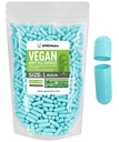 XPRS Nutra Maat 1 Lege Capsules - 1000 Graaf Lege Vegan Capsules - Vegetarische Pillen - DIY plantaardige Capsule Vegetarische Pill Caps voor Do-It-Yourself Supplements (Aqua)