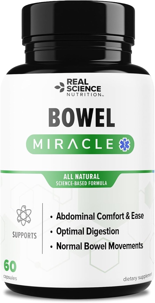 Biedt Bowel Miracle: Natuurlijke oplossing voor Gut Health, buikklachten, lagere Bowel Formule, Aiding IBS en chronische opgeblazenheid