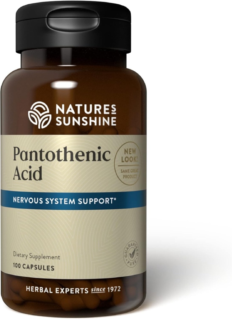Nature's Sunshine Pantothenic Acid, 100 Capsules 