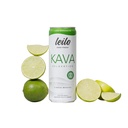 Leilo | Kava Powered Lime Margarita Mocktail Drink | Sugar-Free & Non-Alc Functional Relaxation Support | 12 fl oz Cans (Pack of 12)