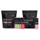 Sportonderzoek Hydrate Electrolytes Combo Pack - Suikervrije & natuurlijk smaak met vitamines, mineralen en kokoswater - Ondersteunt Hydration - 32 Packets - Raspberry Lemonade Dominant Flavor