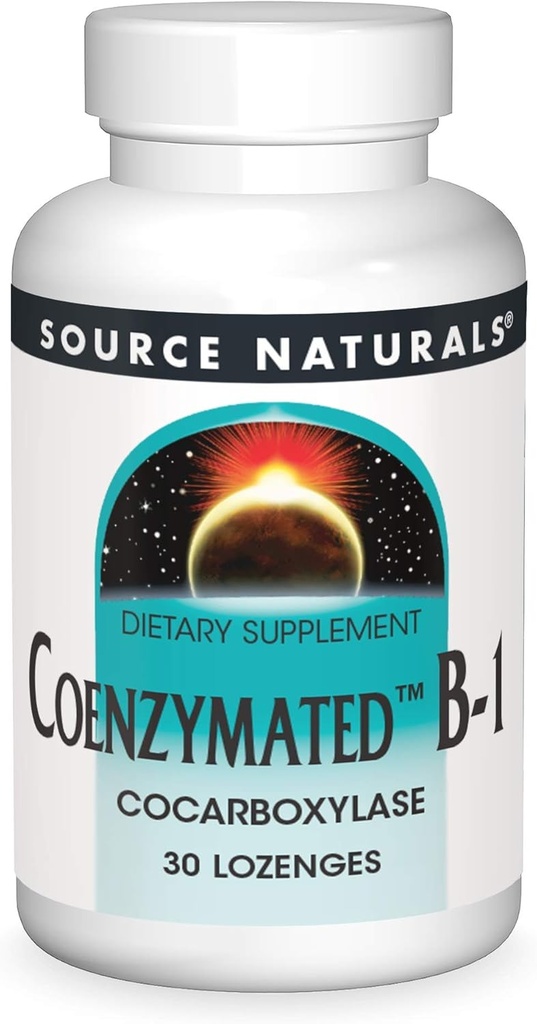 Bron Naturals Coenzymated B-1, Cocarboxylase, 25 Mg, 30 Tel.
