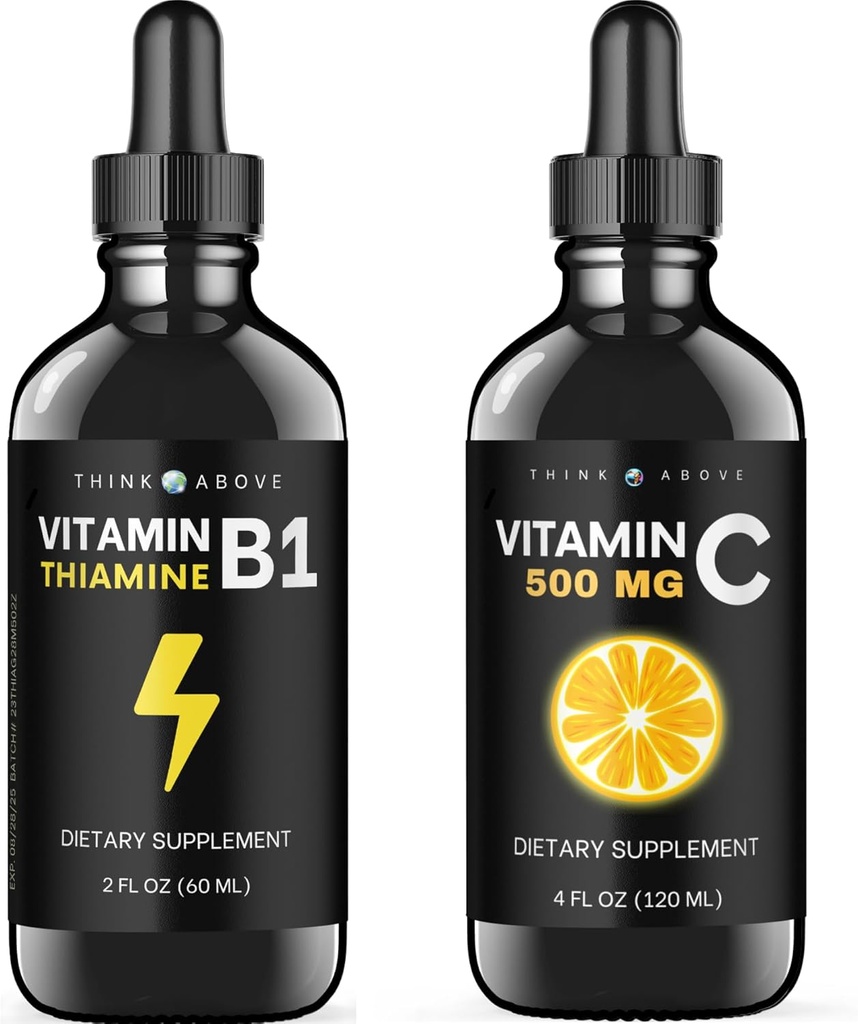 Vitamine B1 Thiaminemononitraat - vloeibare druppels - 2 oz