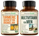 Quercetine met bromelaïne en Kurkuma en Complete Multivitamine voor mannen