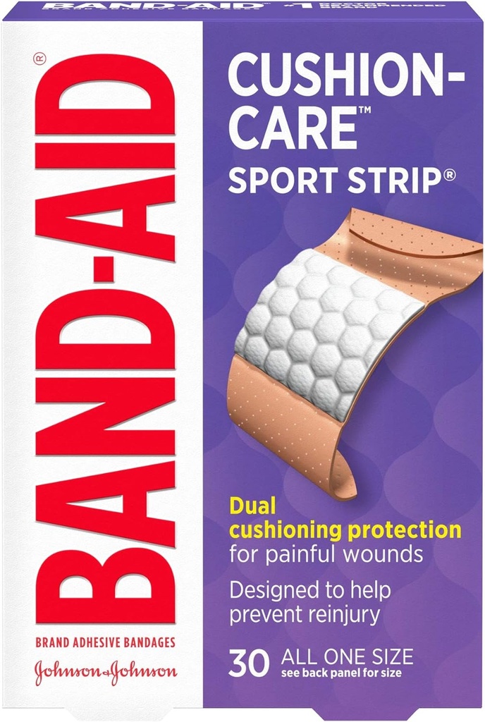 Band-Aid merk lijm Bandages, Sport Strip/Extra Wide, 30 Tellen