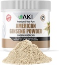 AKI American Ginseng Powder with 4% Ginsenosides - Ideaal voor koffie, dranken zoals Smoothies (4oz/113g)