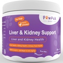Lever- en niervitaminensupplementen voor honden, SAM-E & Silymarin - Leverfunctie, NMN & CoQ10 - Anti-Aging, Rehmannia & Rabarber - Natuurlijke Herbal Nierondersteuning, Cranberry - UT Health