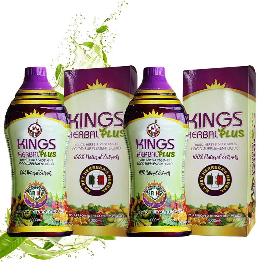Plus Food Supplement 1000ml, Fruits, Herbs & Vegetable Fusion (2 Bottles)