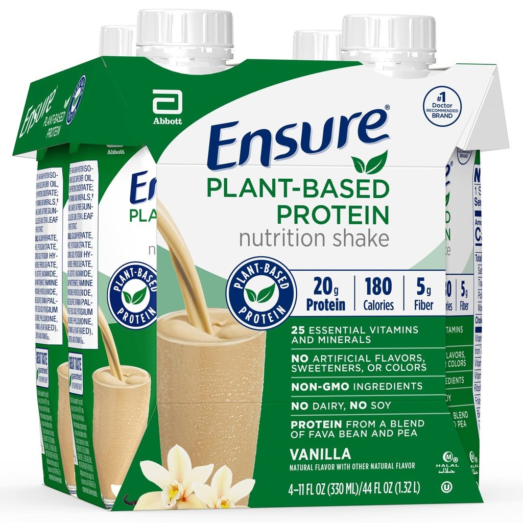 Zorg ervoor dat Plant Proteine Voeding Shakes Vanille 11 Fl Oz Elke (verpakking van 4)