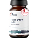 Designs for Health Methylated Multivitamine for Women & Men - Twoice Daily Multimineral Supplement & Multivitamine Without Iron + Methylated B12 and Folaat, Vitamin C, K, D, E + More (60 Capsules)