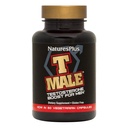 NaturesPlus T Man - 60 Vegetarische Capsules - Bevordert spier Gain & Uithoudingsvermogen, Mood Enhancer - Glutenvrij - 30 Totaal porties