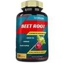 Beetwortelextract Capsules, 4 maanden Supply & Green Tea, Ginseng, Black Pepper 