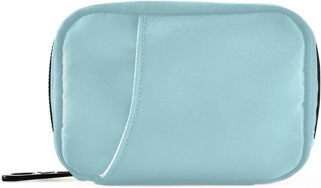 Naanle pil Box 7 dagen pil geval Travel pil Organizer tas rits draagbare wekelijkse geval Compacte grootte vitamine supplement houder, Solid Color Sky blauw 4,6 x 3,14 x 1,88 Inch 1,0 Tel 0,12 kg