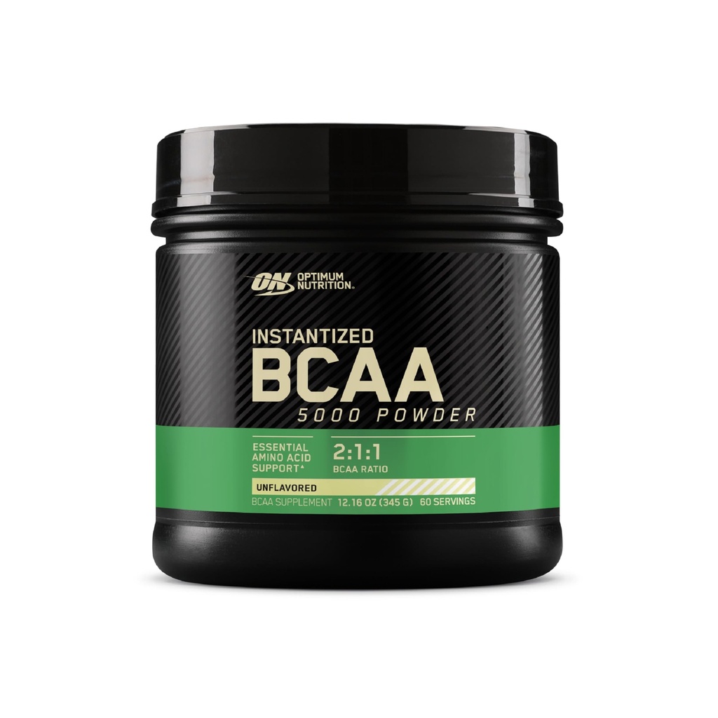 Optimale Voeding Instantized BCAA Powder, Unflavored, Keto Friendly Branched Chain Essential Amino Acids Powder, 5000mg, 60 Servers (Verpakking mei Vary)