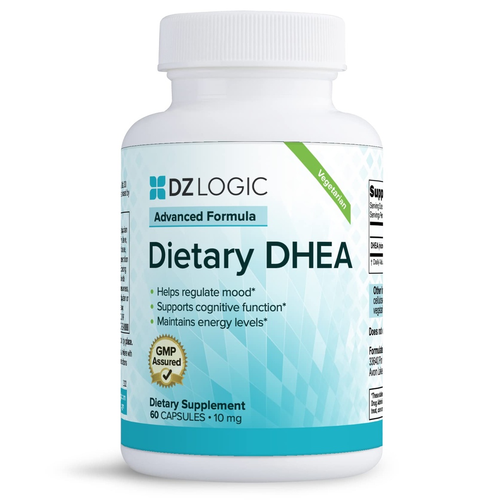 Dr. Dzugan's Advanced DHEA Formule:: Glutenvrij, GMP Gecertificeerd!:: 10mg 60 Caps:: Energie, Mood, Cognitieve Functie