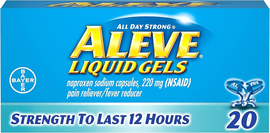 Aleve Liquid Gels 20 ea (verpakking van 3)