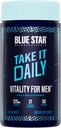 Blue Star Nutraceuticals Vitality for Men - Multivitamine & Mineral Formula for Men who Workout, w/Ashwagandha and B-Vitamins - Energy You