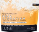Echte hydratatie - Organische op fruit gebaseerde Electrolytmix - Gemaakt met biologische vruchten en roze zout - Zero Sugar & Vegan - Hydration, Immune & Recovery Support (15 porties, Peach Mango)