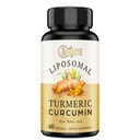 Liposomaal Kurkuma Supplement 2000mg, 95% Gestandaardiseerde Curcuminoïde Extract & Organic Root Powder with Piperine Black Pepper Fruit (15mg), 60 softgels