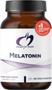 Designs for Health Melatonine 3mg - for Adults - Vegetarian + Non-GMO (60 capsules)