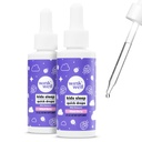 Wink Well Kids Liquid Melatonine Drops, Natural Melatonine Drops voor kinderen met 1mg per portie vloeibare Melatonine voor kinderen, Drug-vrije en non-habit vormen (2 Pack)