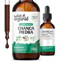 Wild & Organic Chanca Piedra Liquid Extract Drops - Stone Breaker for Nieren Stones & Gallblader Support - Herbal Tinctuur voor Urine Tract Well-Being - Vegan, Sugar & Alcohol-Free - 2 fl oz