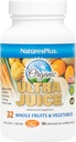 Natures Plus Ultra Juice Multivitamine - 90 Vegetarische tabletten, Bilayered - Whole Food Supplement - Whole Fruits & Groenten, Antioxidant - Non-GMO, Vegan, Organic, Gluten-Free - 45 Servings