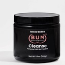 (Bum) Psyllium Husk Fiber Powder, gemengde Berry Flavored Drink met Stevia, Colon Cleanse voor opgeblazen verlichting & spijsvertering gezondheid, dagelijkse oplosbare vezelsupplement, suiker & glutenvrij, veganistisch, 30 porties