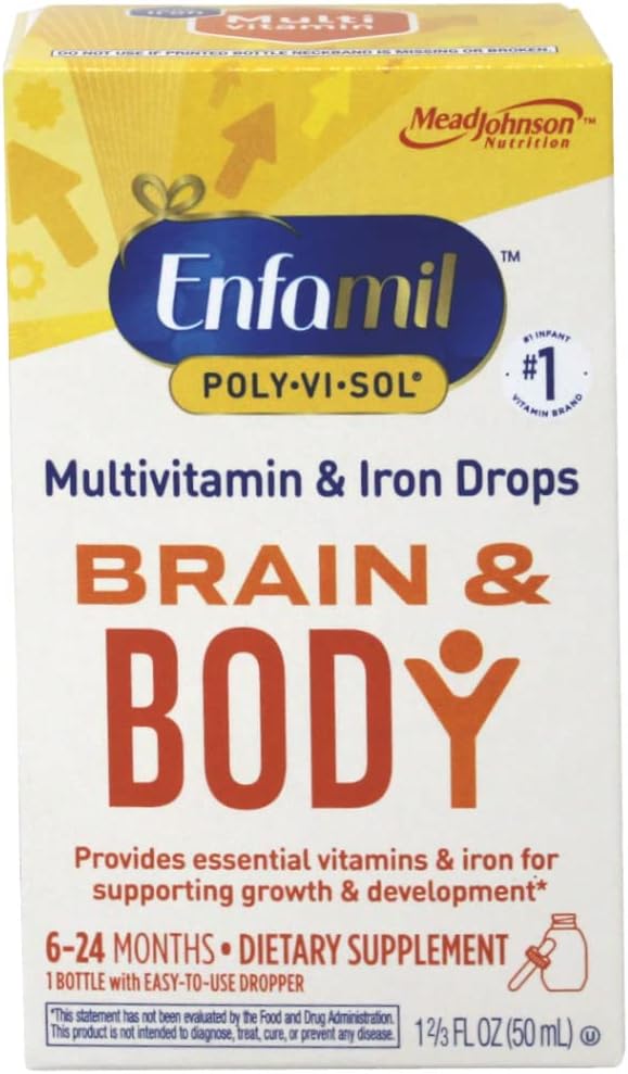 Enfamil Poly Vi Sol Multivitamine druppels met ijzer - 50 ml fles
