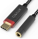 Cubilux HiFi USB C Hoofdtelefoonversterker met ESS9118EC DAC, USB C tot 3,5mm audioadapter voor iPhone 15+/15, iPhone 15 Pro Max, iPhone 16/16Pro, Samsung S24/S23/S22 Tab S9/S8/S7, Pixel 8/7/6 Pro More