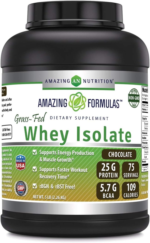 Verbazingwekkende Formules Grass-Fed Wei Proteine Isolaat 