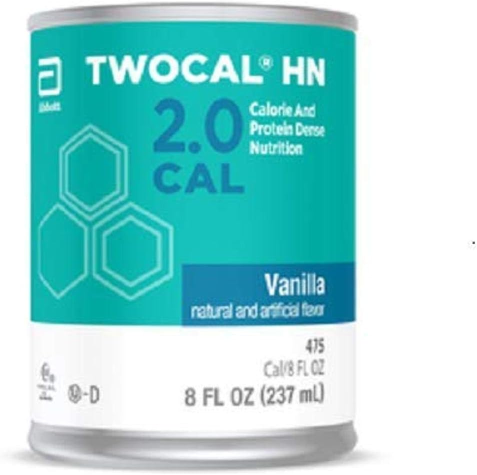 Twocal HN Calorie en eiwit Dense Nutrition, Klaar voor gebruik, Vanille, 8-Ounce blikken (Pack van 24)
