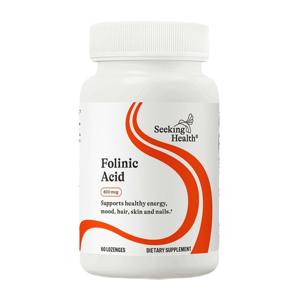 Op zoek naar gezondheid Folinic Acid - Gemethyleerde vorm van Folate Precursor - Folinic Acid Supplement ondersteunt de gezondheid van het hart - Metaboal actief alternatief voor Folaat - 1360 mcg, 60 Lozen