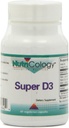 Nutricologie Super D3 Dieetsupplement - Bone & Immune Support, Cholecalciferol met C & E, Vegetarische Capsules, Glutenvrij - 60 Tel.