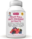 ANDREW LESSMAN Fruit Volledige Anti-Oxidant Extracten 30 Capsules - 14 Natuurlijke Fruit en Bessen Extracten. Blauwe bosbes, Cranberry, Grape Seed, Granaatappel, Resveratrol, en meer. Gemakkelijk te slikken Capsules