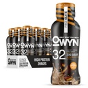 OWYN Alleen wat je nodig hebt Pro Elite Vegan Plant Based High Protein Keto Shake, No Nut Butter Cup, Zero Sugar, 32g Proteïne, Omega-3, Prebiotica, Superfoods Greens voor training en herstel, 0g Net Carbs